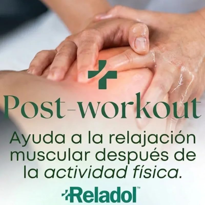 Reladol™ Crema para Alivio Muscular y Articular – Efecto Frío/Calor con Aloe Vera, Mentol y Avena – Recuperador Muscular – Acción Rápida y Pieles Sensibles – Fabricado en España