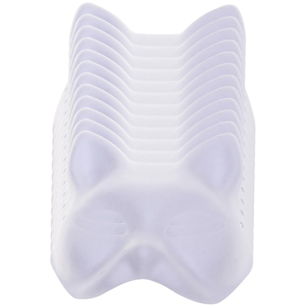 12 Piezas Máscaras de Papel Pulpa para Pintar Mano Máscaras DIY para Disfraz Halloween Accesorios para Fiestas Carnaval y Cosplay de Animales