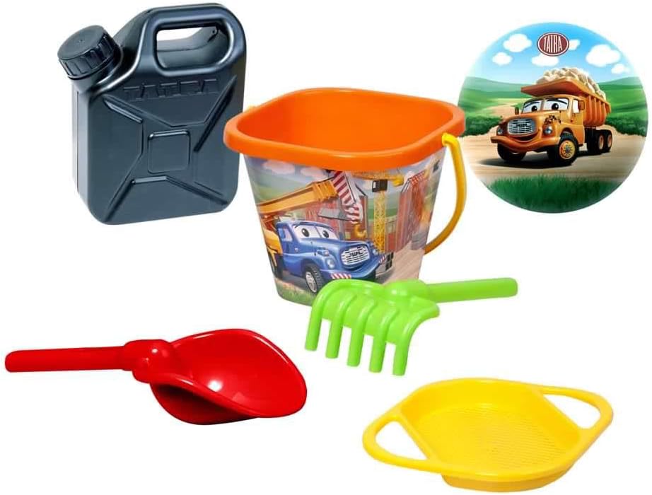 Dino Toys Dino Toys645196 Tatra Ball Canisters Sand Toy Set (6-Piece)