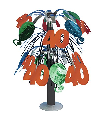 40th Birthday Foil Centrepiece, each