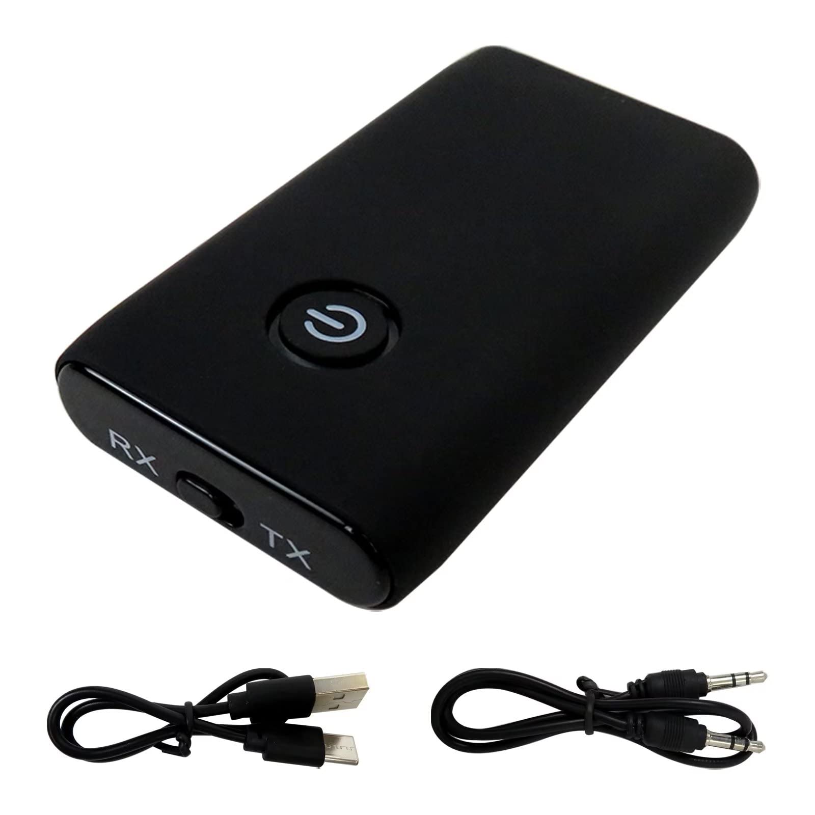 Bluetooth 5.0 Transmitter Receiver Built-in Enhanced Signal Transmission Circuit - Black