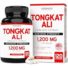 Tongkat Ali For Men Longjack Eurycoma Longifolia Extract 1200mg Per Serving, 120 Capsules - Longjack Tongkat Ali for Mens Health & Vitality Support - Third Party Tested, USA Made & Non-GMO