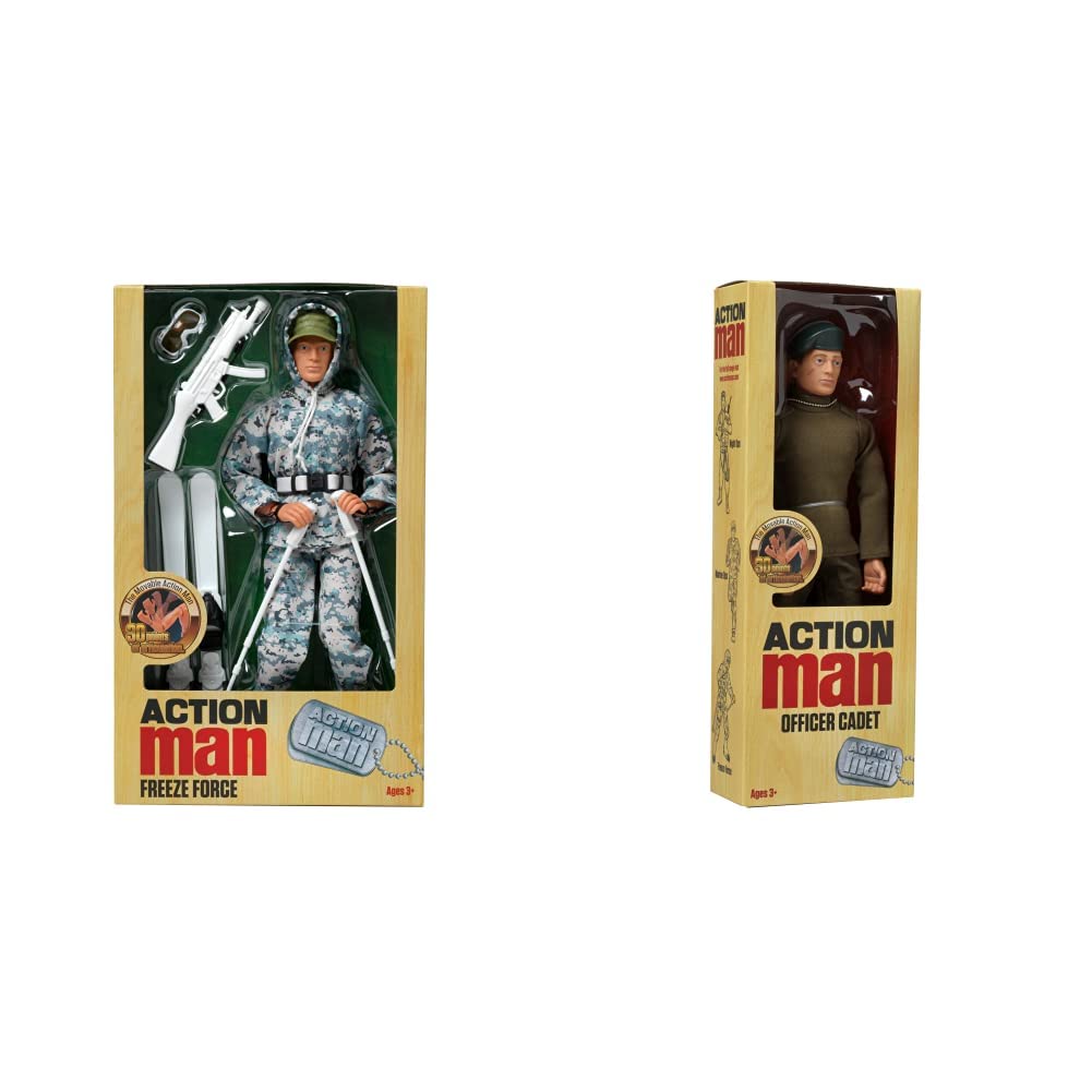 Action Man Freeze Force 12” Figure with Accessories 30 points of Articulation 4th Generation Special Edition AM737 & Officer Cadet 12” Figure | 30 points of Articulation