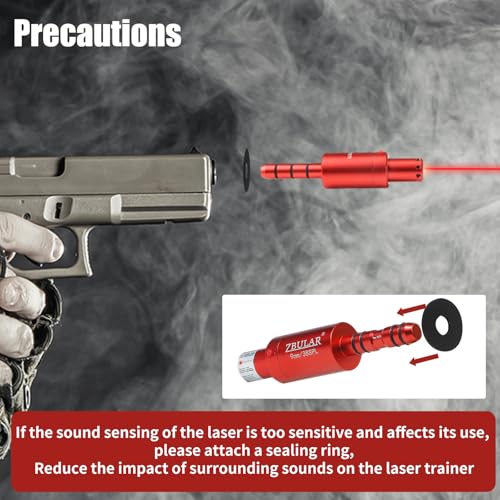 Image of ZBULAR 3rd Dry Fire Training System,Portable Glass Fiber Digital Laser Target Compatible with Laser Strike System Most of Training Cartridges 9mm /22lr for Practive Type-C Charging, LED Display