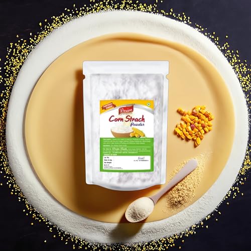 Image of Desire Baker's Corn Starch - 1kg | Gluten-Free Cornflour for Baking, Sauces, Gravies, and Puddings | Premium Thickening Agent