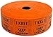 Raffle Tickets - 4 Rolls of 2000 Double Tickets - 8,000 Total - Dark Assorted Colors - Red, Blue, Purple, Orange