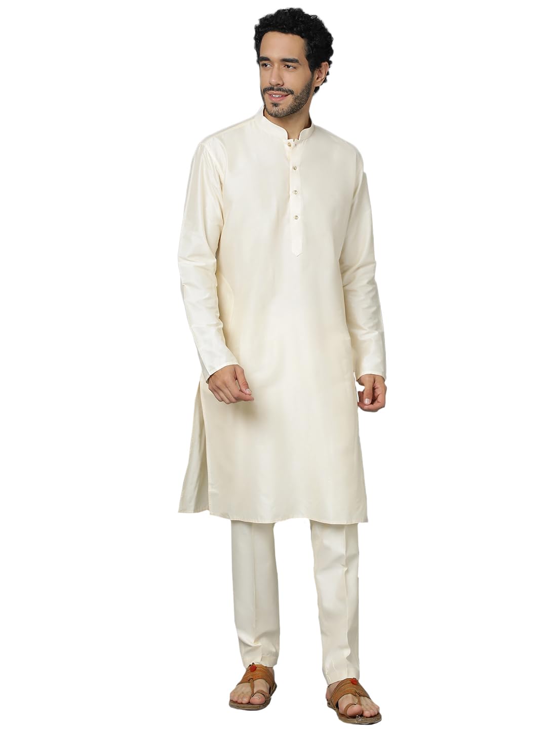 vastramay Men's Viscose Kurta Pyjama Set (B)-picture-17