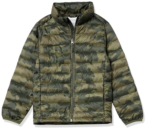 Image of Amazon Essentials Boys and Toddlers' Lightweight Water-Resistant Packable Puffer Jacket