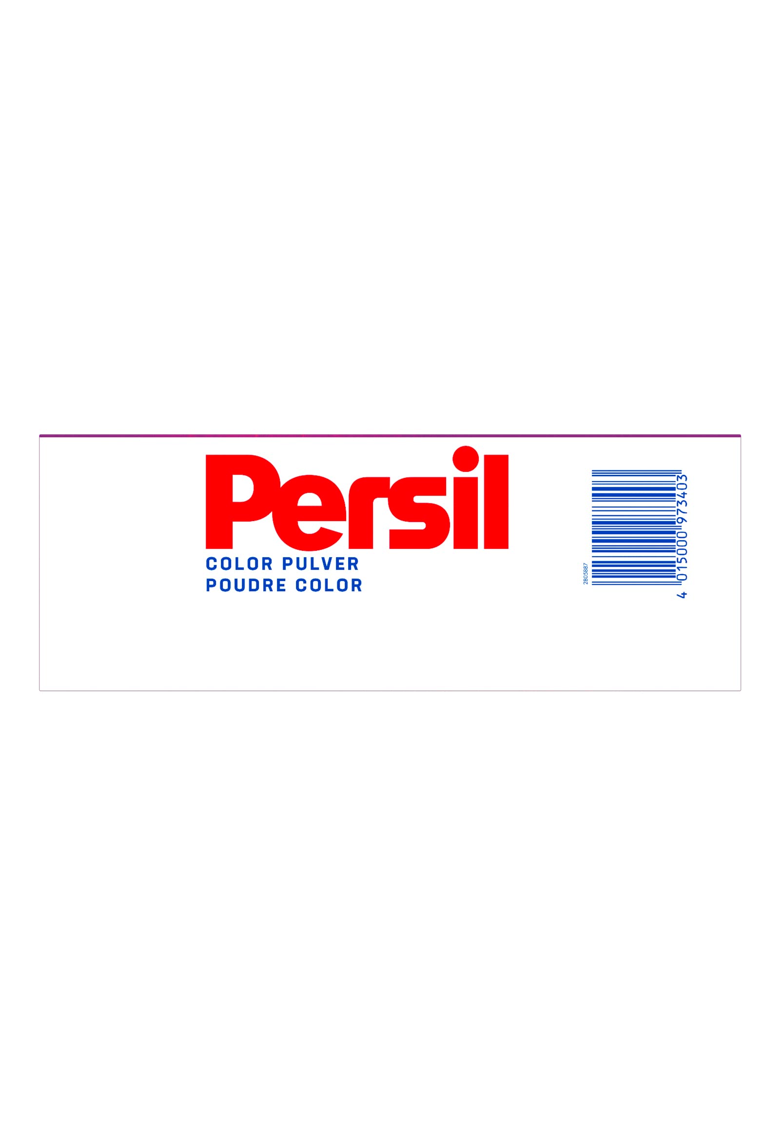 Persil Color Pulver Tiefenrein Waschmittel (80 Waschladungen), Colorwaschmittel für reine Wäsche und hygienische Frische für die Maschine, effektiv von 20 °C bis 60 °C