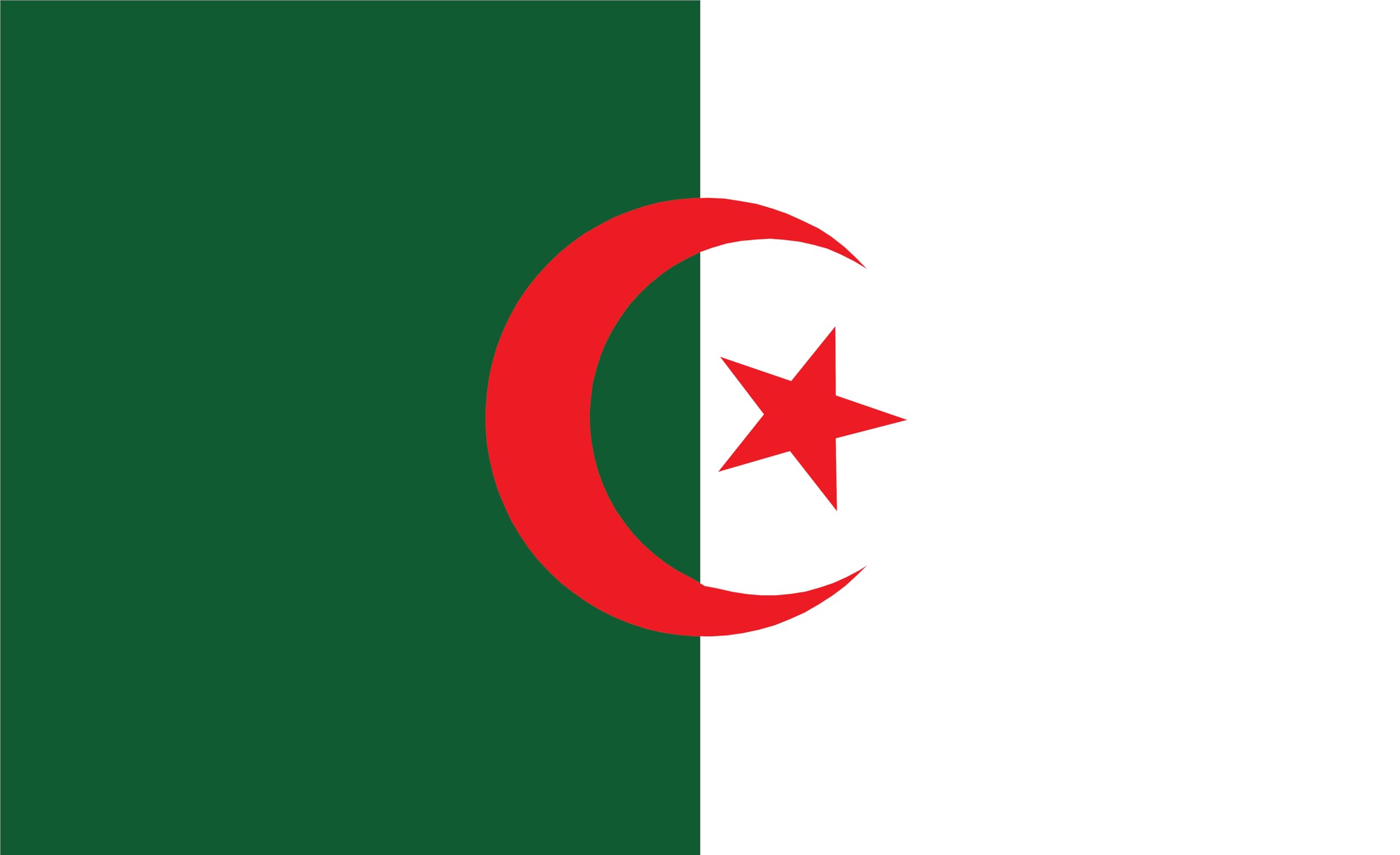 Drapeau Algérie 150x90 pavillon bateau et drapeaux nationaux ultra