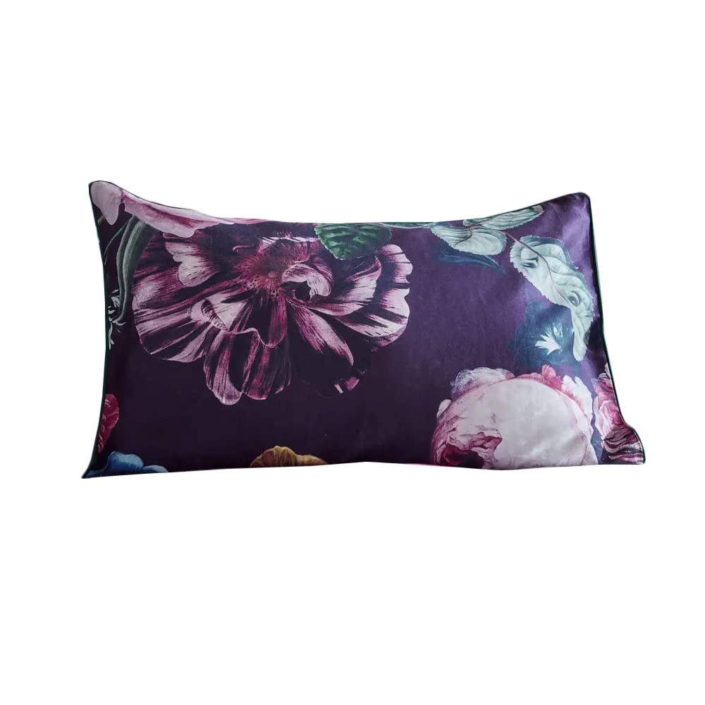 Paoletti Unisex Multi Cordelia 200 Thread Count Floral Piped Pillowcases