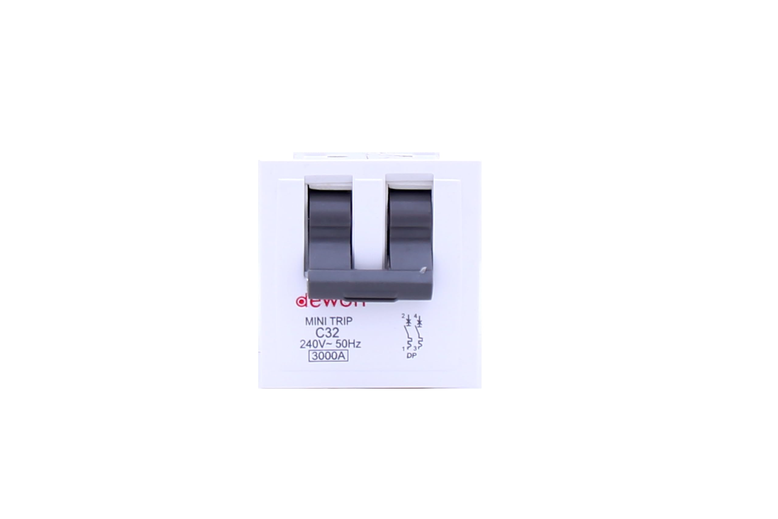 Tiny 32A Double Pole MCB – Miniature Circuit Breaker, ISI Marked, DIN Rail Mount, High Breaking Capacity-image-37