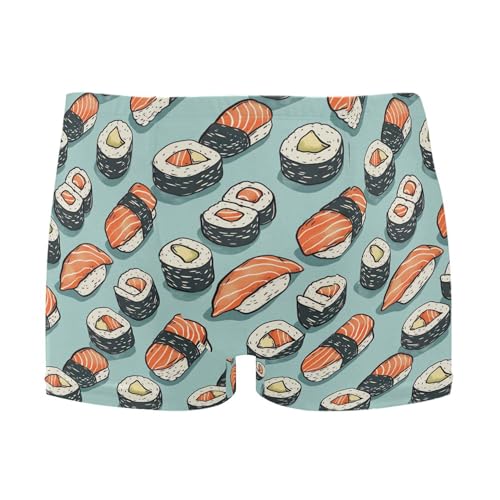 Sushi Food Mens Swim Trunk Swimwear Bathing Suit Swim Brief Square Leg Board Short S B0403693