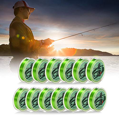 DECDEAL 100 m Linha de Pesca 0.6# -8# Monofilamento Fluorocarbon Nylon Linha De Pesca Cabo De Pesca