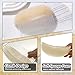 2PCS Beige Charming BUMP IT UP Volume Inserts - Beehive Hair Styler Shaper, Bouffant Padding Bun Maker, Hair Styling DIY Beauty Tool for Women