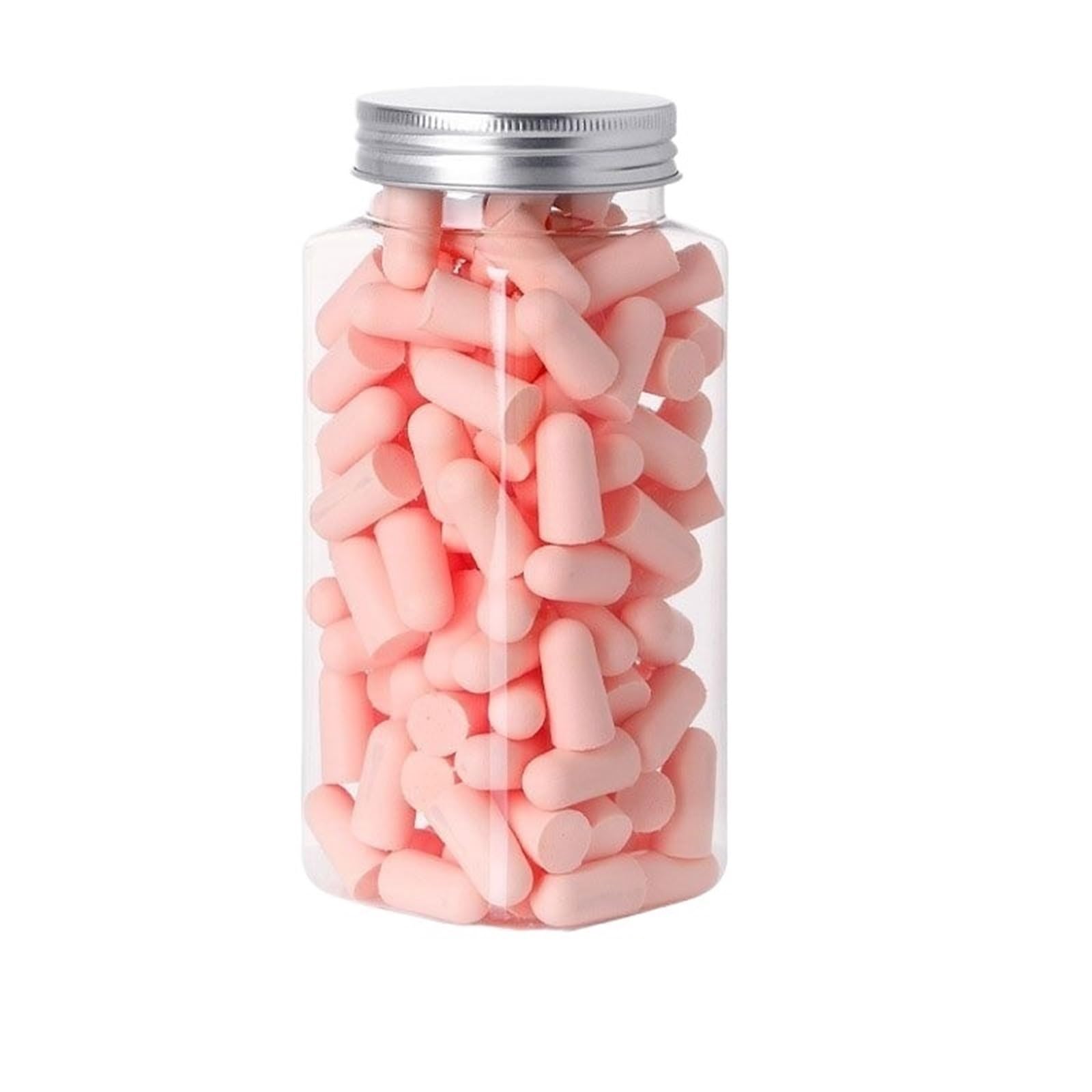 Tappi Orecchie Dormire 24/60/120 PZ Tappi for le orecchie in schiuma Tappi for le orecchie for dormire a prova di rumore Multi colore Tappi Per Orecchie Antirumore(120PCS Pink)