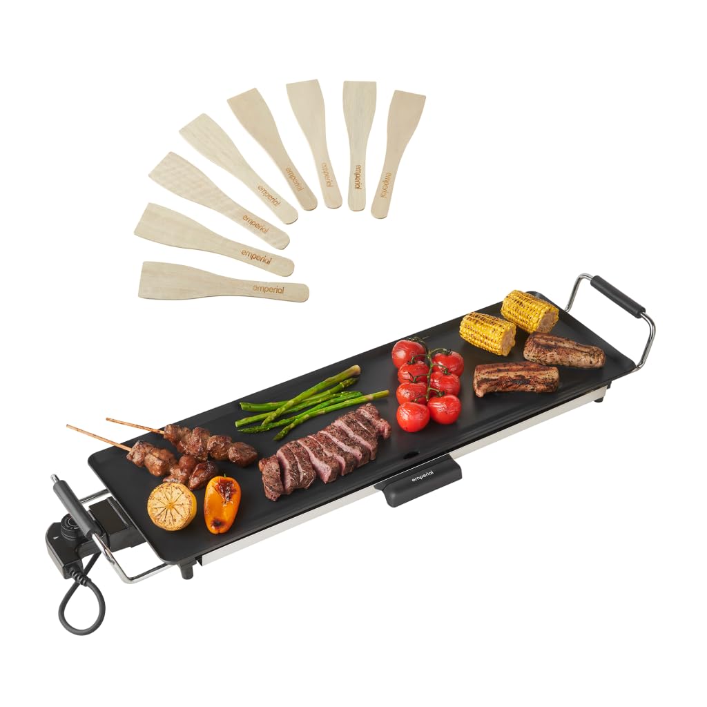 Emperial Electric BBQ Grill with Non-Stick Table Top, Easy Clean