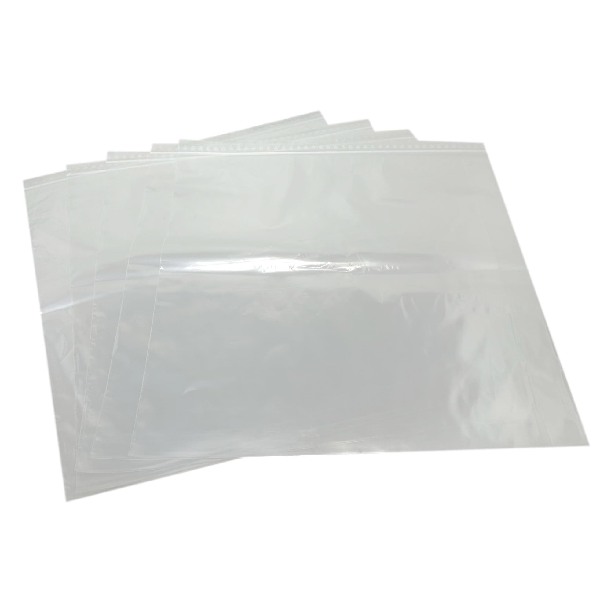 Lot de 500 sachets 400 x 400 mm fermeture zip Transparent. Sachet fermeture zip 40 x 40 cm 50u sac plastique compatible alimentaire et congélation de marque UNIVERS GRAPHIQUE REF UGZ400400