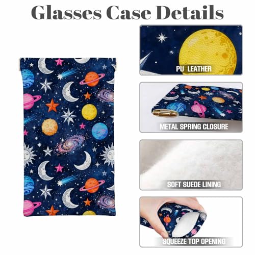 Image of Dragonfly Glasses Case Lightweight Glasses Cases PU Sunglass Organizer Eyeglasses Case Glasses Cases For Men Women
