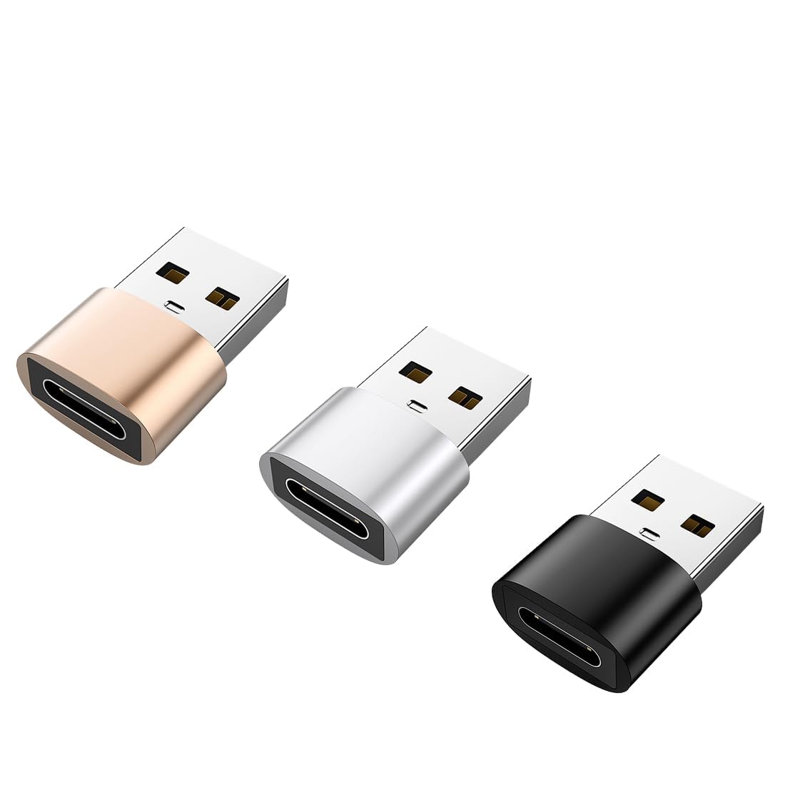 Amazon.co.jp: 3個入り USB Type-C 変換アダプタ Type C(メス) to USB