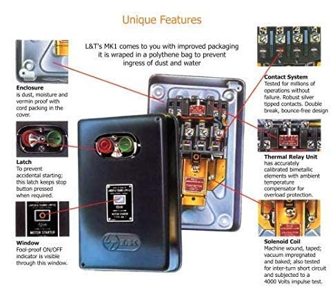 Image of L&T 3 Phase 2.2Kw 3 Hp Dol Starter-Ss96210