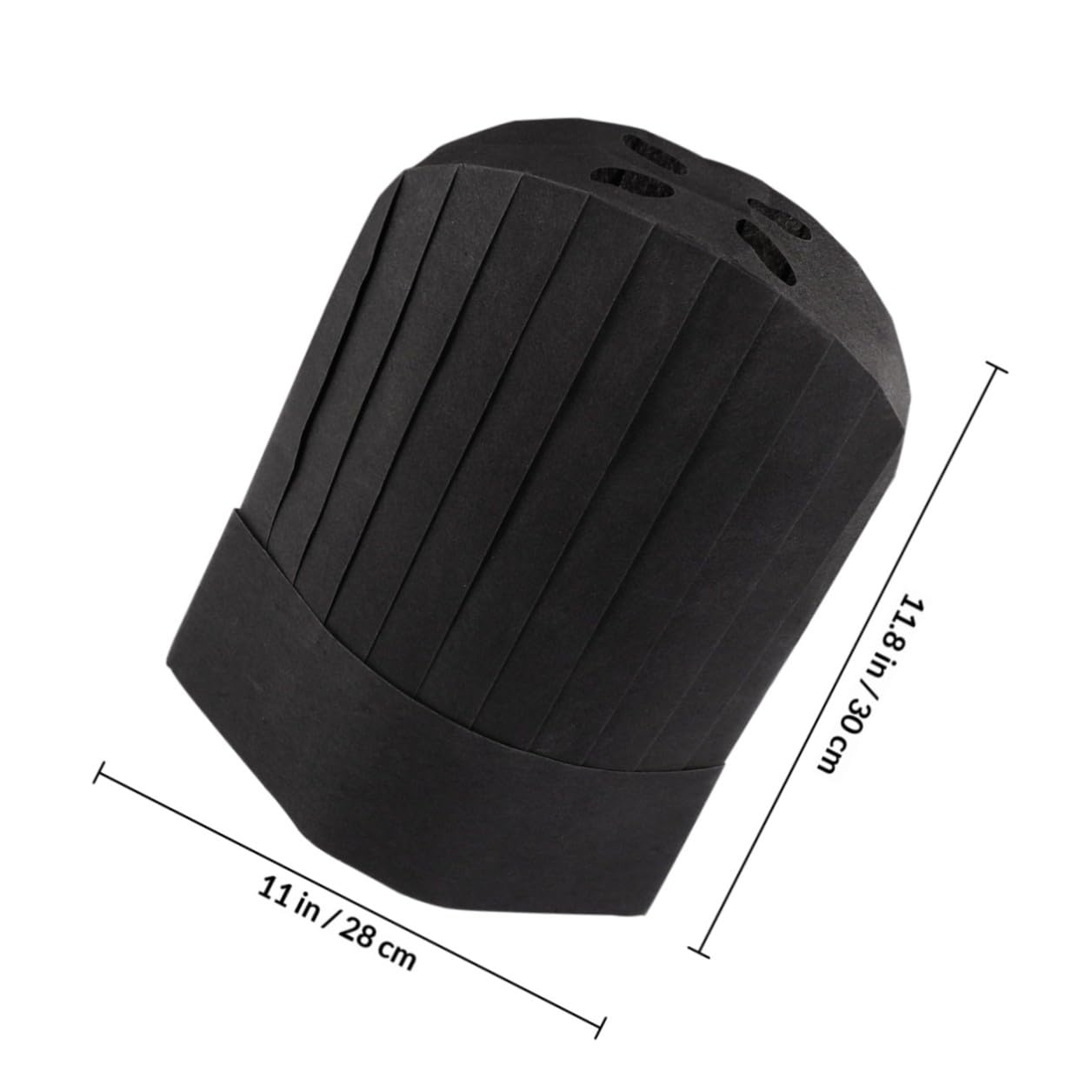 GALPADA Gorros de Chef Desechables 12 Pulgadas (28x30 Cm) 20 Piezas, Sombrero de Cocina Unisex Biodegradable para Trabajo en Cocina Profesional y Restauración