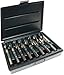 Triumph Twist Drill Co. 090595 T98FHD Size Ranger 9/16-Inch-1-Inch by 16ths High Speed Steel Drill Set, Black and Bronze Oxide Coated, 1-Pack