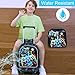 KLFVB Rolling Backpack for Boys, 3PCS Kids Roller Bookbag with Lunch Bag, Wheeled School Bag for Children - Game Console