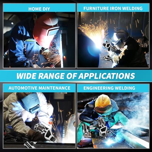 Image of portable welder hand held welder : handheld welder machine 110v -with IGBT Inverter 5 Variable Current Adjustment for 1 /16''-1 /8'' Welding Rods-suitable for welders, professionals, beginners
