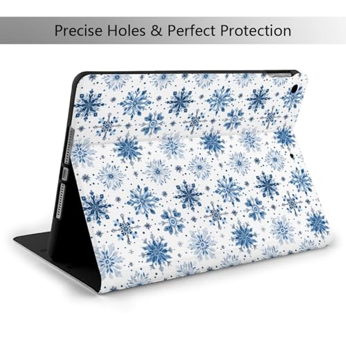 Coque iPad 9/8/7 avec mise en veille auto, étui folio et support stable bleu - 2