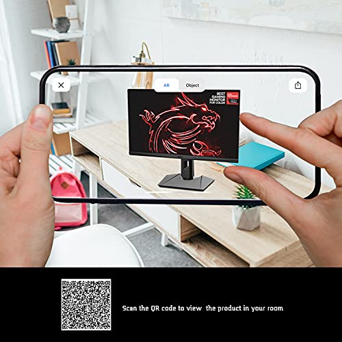 MSI Optix MAG274QRF-QD Gaming Monitor eSports 67 cm (27 inch), WQHD (2560x1440), plat, IPS, 165Hz, GTG-reactietijd… - Afbeelding 3