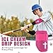 Soulchen Baseball Elbow Guard Youth Softball Elbow Guard with Cross Pattern and Adjustable Straps for Youth Baseball Softball Sports(Pink)