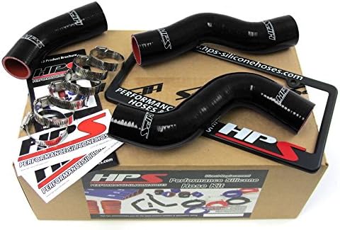 HPS 57-1218-BLK-2 Black Silicone Radiator Coolant Hose Kit