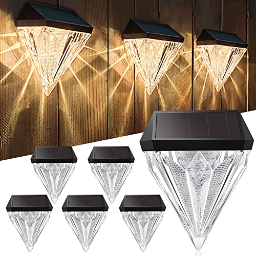 AGOTD Solarleuchten für Außen Garten, 6 Stück Wegbeleuchtung LED Solar...