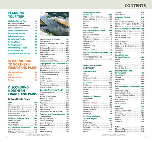 Michelin Green Guide Northern France and the Paris Region: Travel Guide