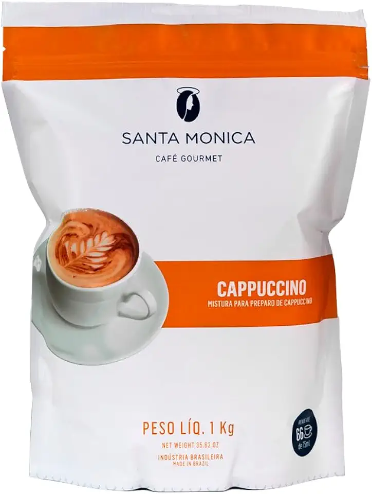Cappuccino em pó Santa Mônica 1kg