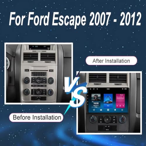Radio de coche 2 DIN para Ford Transit con Android Auto sin cables 2