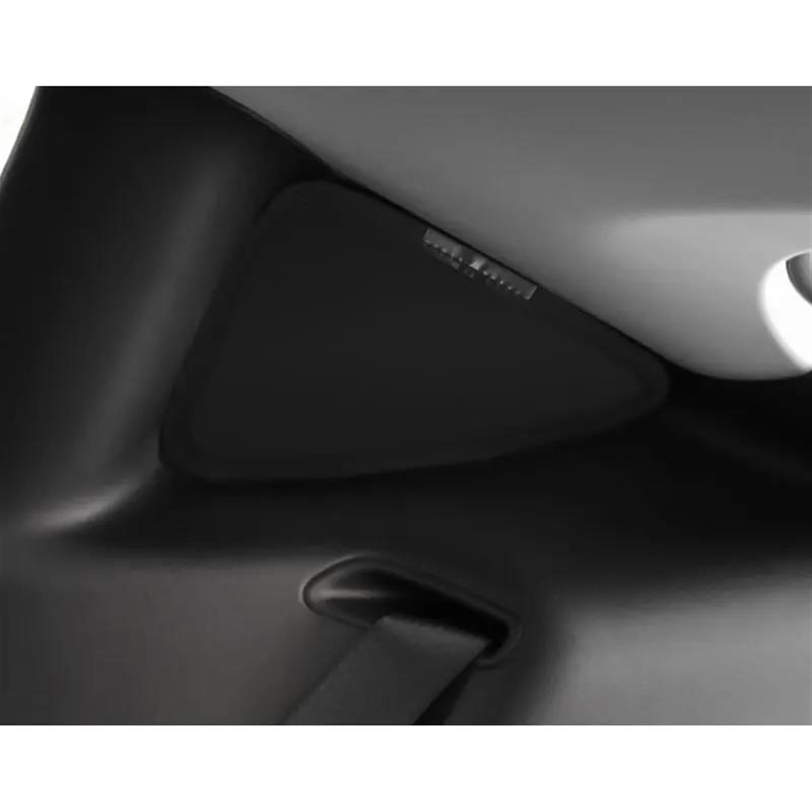 Cortinillas Coche Parasol De Techo De Cristal para Ventana De Esquina Trasera, para Tesla, para Modelo Y Parasol Ventana Coche(Negro)
