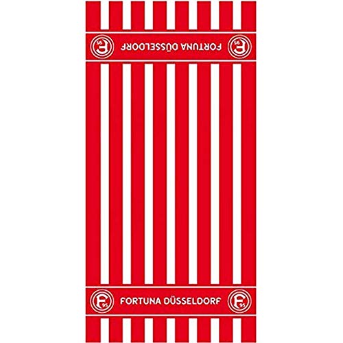 Preisvergleich Produktbild Fortuna Düsseldorf Handtuch Streifen 50x100 cm