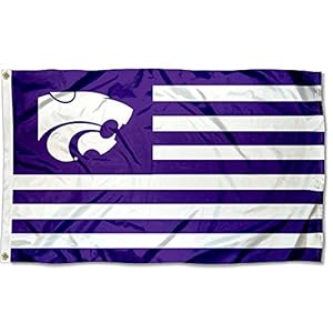 Kansas State Wildcats Stars and Stripes Nation Flag