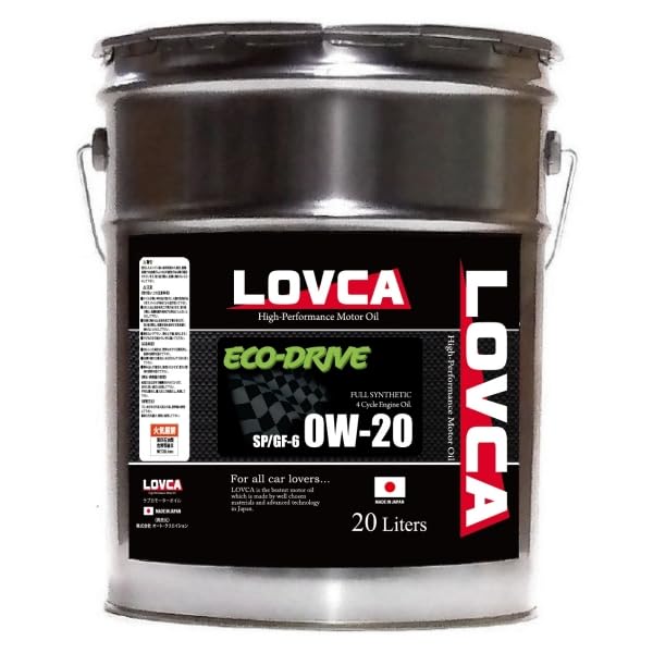 メンテナンス LOVCA ECO-DRIVE 0W-20 20L SP/GF-6 Amazon | LOVCA ECO-DRIVE 0W-20 20L SP/GF-6 エンジンオイル □LED020