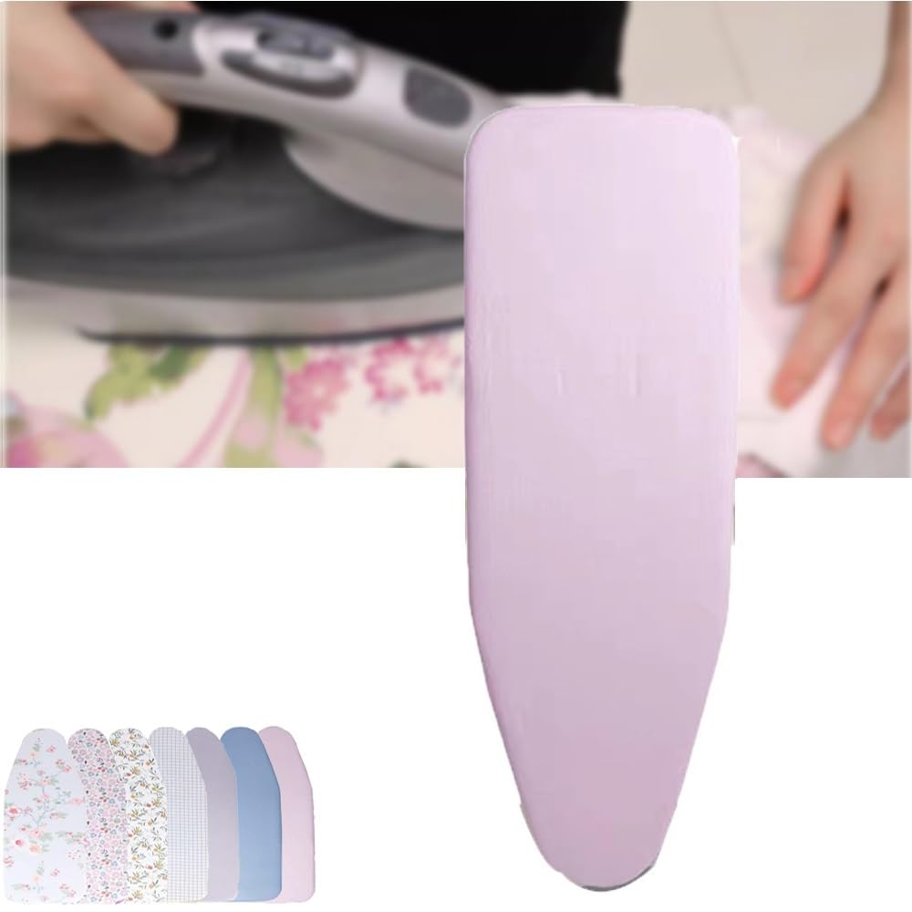 Mnuvxzaewf Purple 12X32 Inch, Cotton Ironing Board Pad, Small Adjustable Padding, Resist Scorching(Purple)
