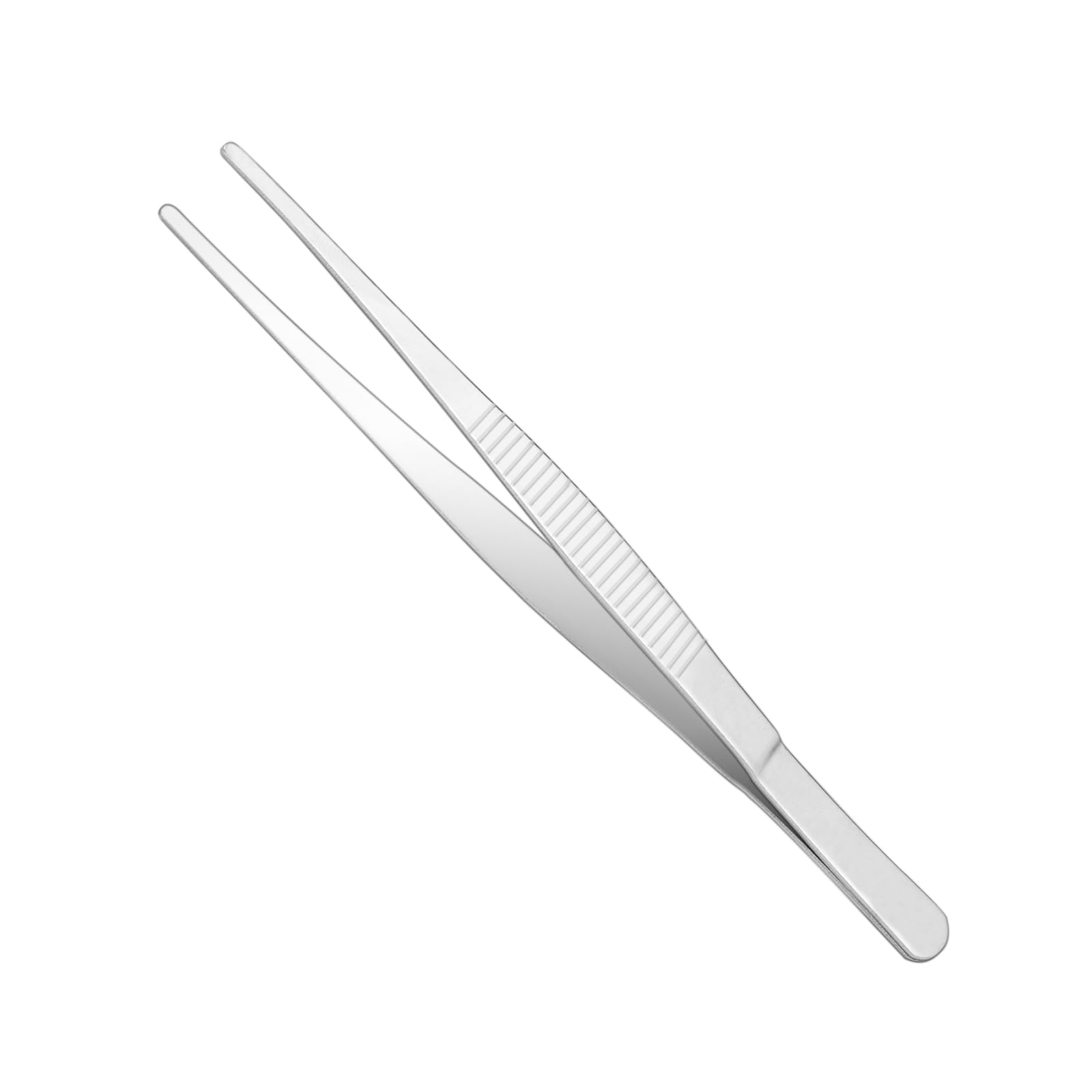 stonylab Set de Pinces Précision à Pointe Plate, 6 Pièces en Acier Inoxydable, Longueur de 12,5 à 25 cm, Idéal pour Laboratoire et Travaux de Précision