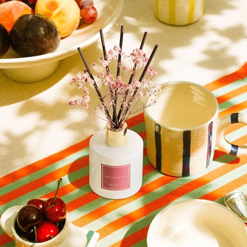 Image of COCORRINA Reed Diffuser - Red Berries 6.7 fl oz Reed Diffuser with Sticks, Home Bedrrom Bathroom Shelf Decor