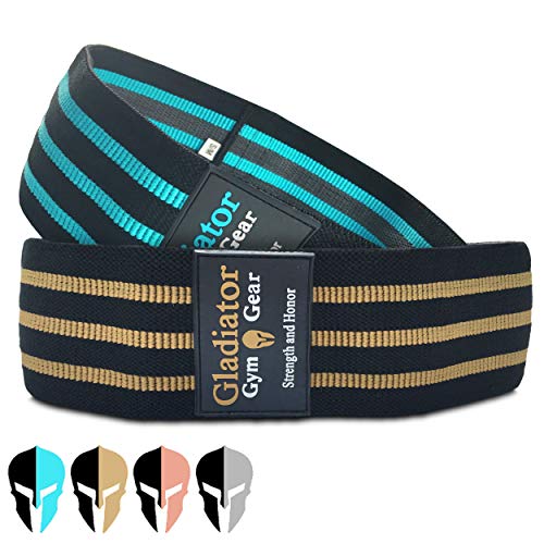Booty GLUTE Cloth Resistance Hip Bands - Non Slip - Thick Fabric Squat Band - 2 Pack - for Workout, Exercise, & Fitness. G3 Hip Thruster Loop Bands are Great Resistant Bands for Legs and Butt.