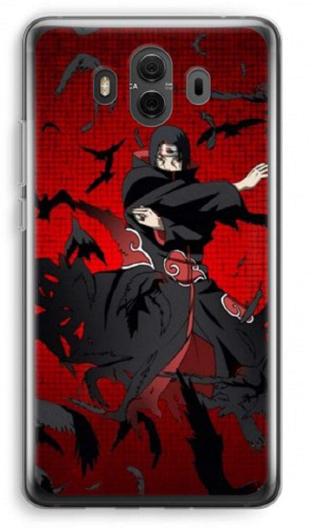 Inspired by Naruto cell phone case Huawei mate 10 20 pro lite x Huawei p20 p10 plus p Honor 10 9 8x view plastic phone cover for mobile transparent frame gift art black red