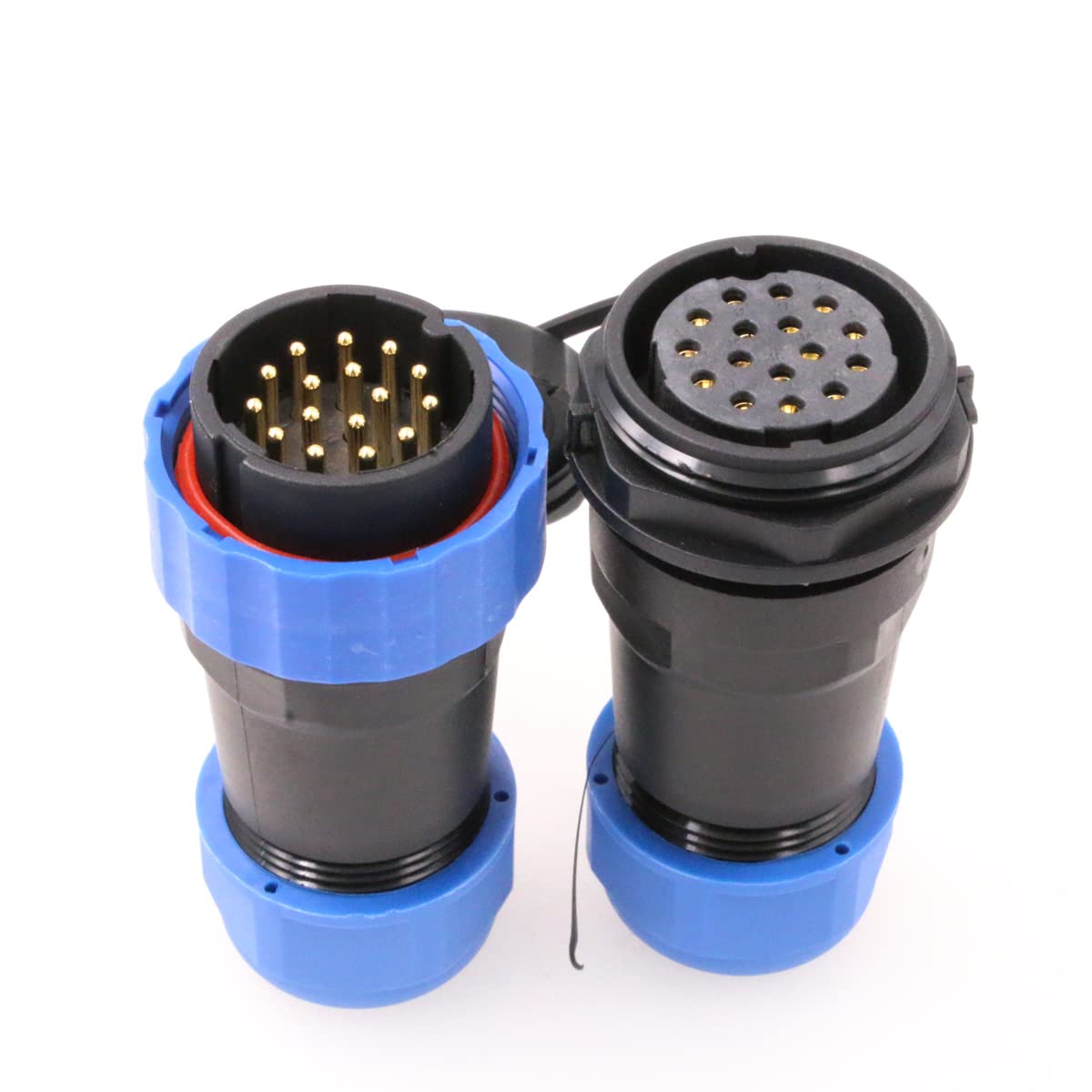 SD28 16 Pin 10A In Line Câble Homme Femme Connecteur Femelle Etanche IP68 Aviation 28MM Connecteur Rond Electrique Automobile Plastique Connecteur d'Alimentation