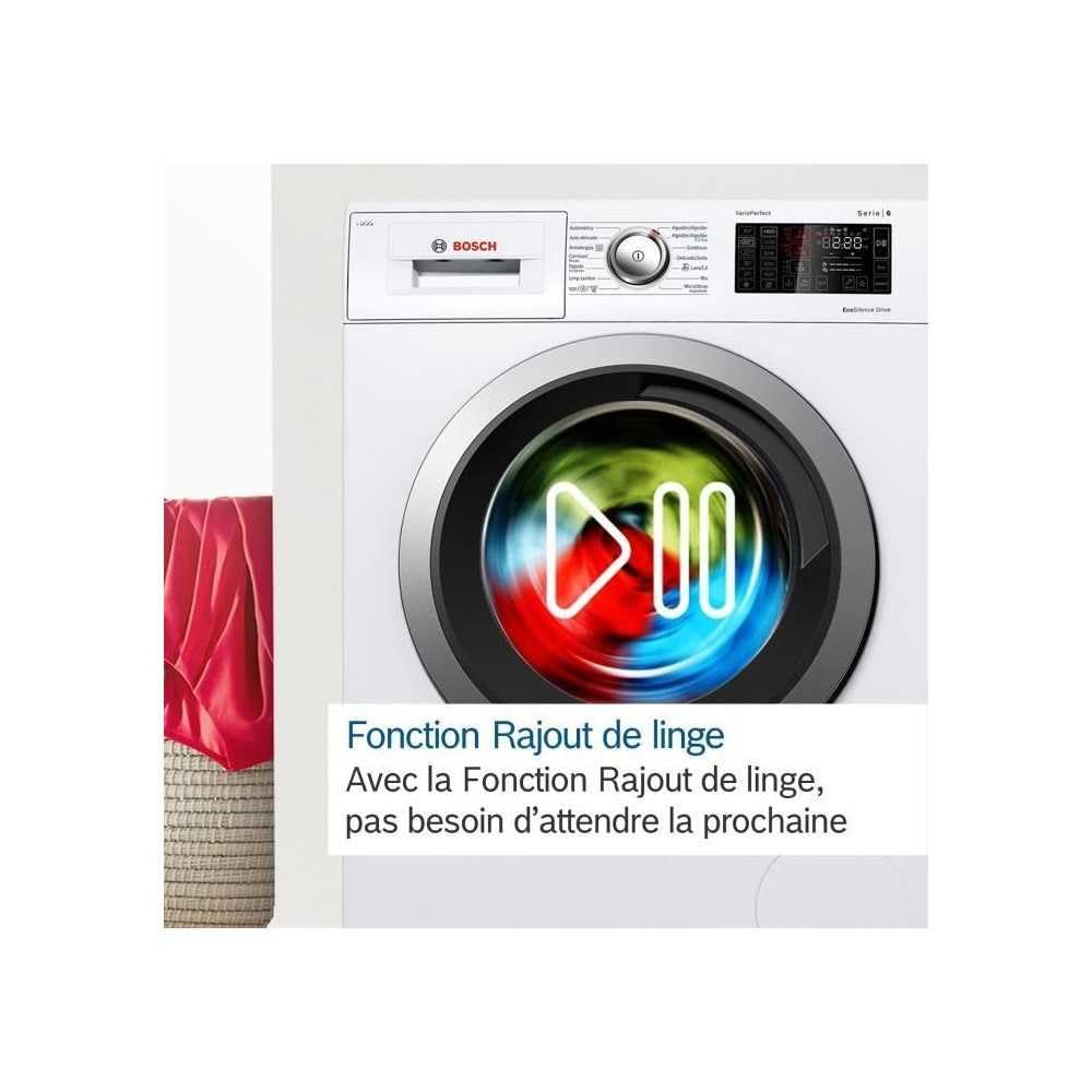 Bosch WGE03207FR, Waschmaschine, Serie 2, 8 kg, 1200 U/min, 47 l, Weiß