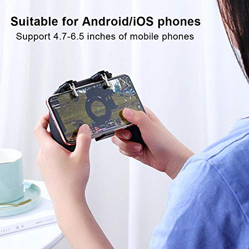 Alician H12 Mobile Gamepad ABS+Zinc Alloy with Semiconductor Cooling Shooting Game Artifact for Phones Built-in Battery Version - Thumbnail 4