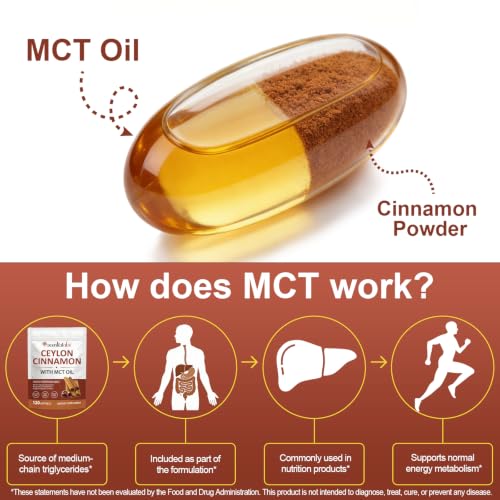 Xaarty Ceylon Cinnamon Capsules with MCT Oil